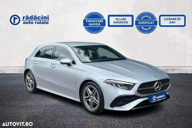 Gri Utilizat 2024 Mercedes A200 Hatchback | 34.500 EUR (Preț OK) - Imagine 1/4