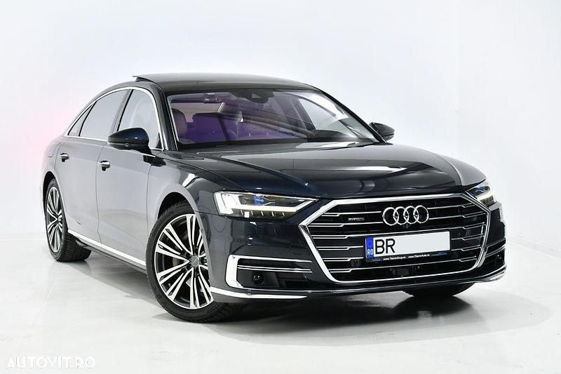 Culoarealbastru Utilizat 2018 Audi A8L Berlinǎ | 36.900 EUR (Preț OK) - Imagine 1/4