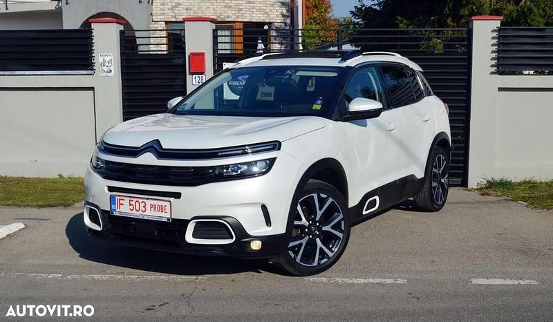 Culoarealb Utilizat 2019 Citroën C5 Aircross PureTech SUV | 16.850 EUR (Preț OK) - Imagine 1/4