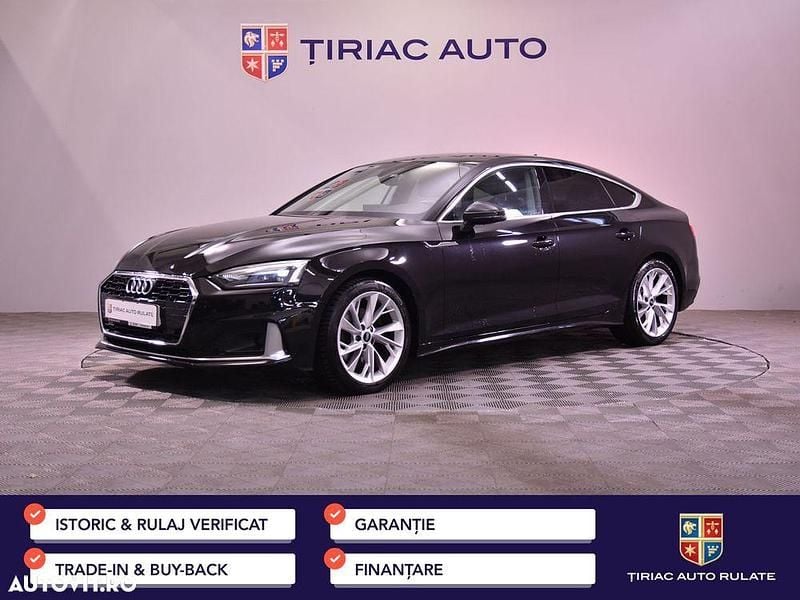 Culoarenegru Utilizat 2021 Audi A5 Berlinǎ | 28.501 EUR (Preț bun) - Imagine 1/4