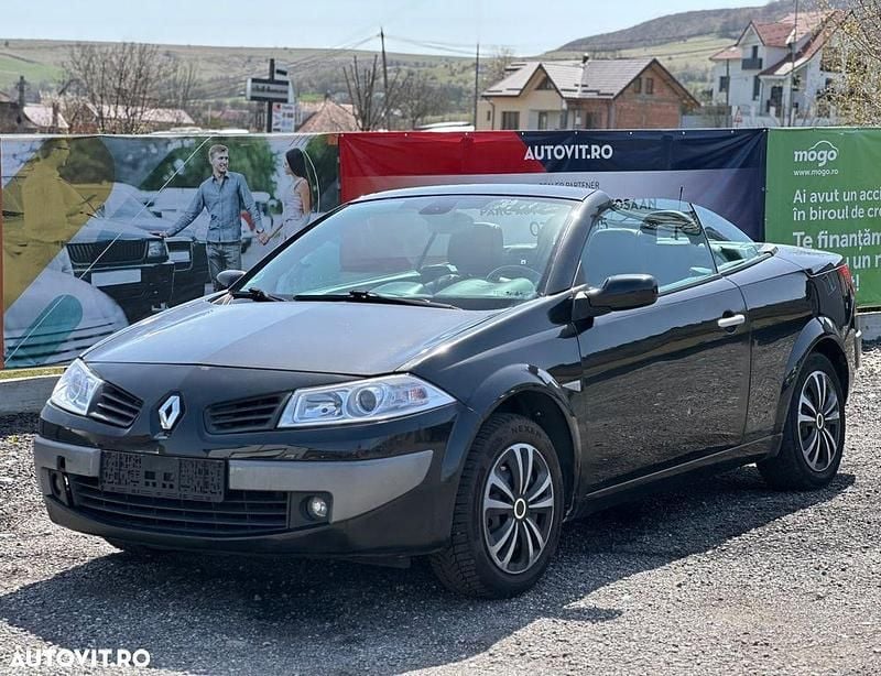 Negru Utilizat 2006 Renault Mégane Cabriolet Dynamique Cabrio | 1.990 EUR - Imagine 1/4