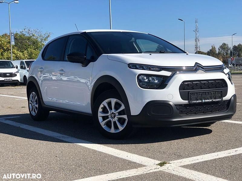 Culoarealb Utilizat 2022 Citroën C3 Feel Hatchback | 8.900 EUR (Preț OK) - Imagine 1/4