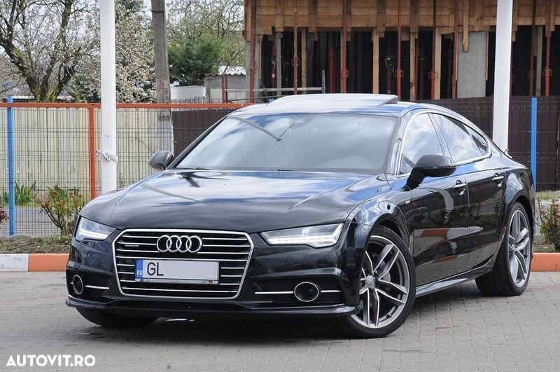 Negru Utilizat 2017 Audi A7 Hatchback | 21.900 EUR - Imagine 1/4