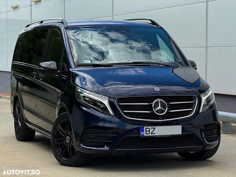 Albastru Utilizat 2020 Mercedes V250 Exclusive Monovolum | 53.850 EUR (Preț OK) - Imagine 1/4