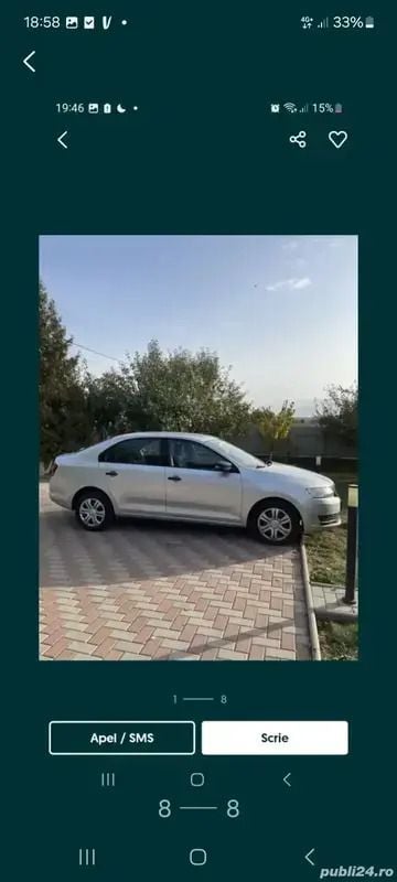Utilizat 2018 Skoda Rapid Berlinǎ | 6.500 EUR (Preț bun) - Imagine 1/4