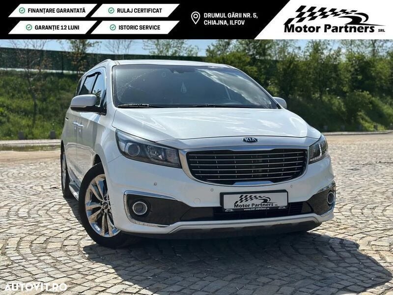 Alb Utilizat 2015 Kia Carnival 2 Monovolum | 19.490 EUR - Imagine 1/4