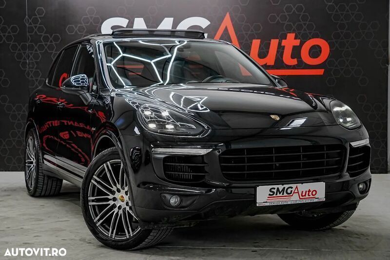 Negru Utilizat 2017 Porsche Cayenne Platinum Edition SUV | 28.300 EUR (Preț OK) - Imagine 1/4