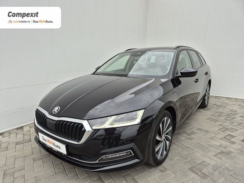 Negru Utilizat 2021 Skoda Octavia Style Break | 18.490 EUR (Puțin scump) - Imagine 1/4
