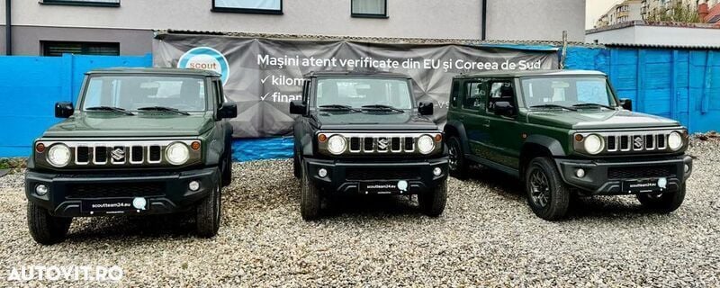 Verde Utilizat 2024 Suzuki Jimny GLX SUV | 31.990 EUR (Preț OK) - Imagine 1/4