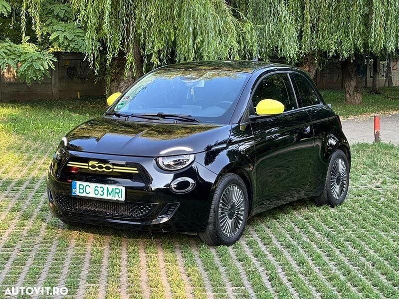 Negru Utilizat 2021 Fiat 500e Hatchback | 12.500 EUR - Imagine 1/4