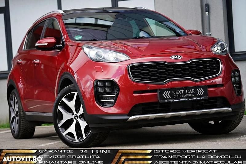 Culoarerosu Utilizat 2017 Kia Sportage GT-Line SUV | 17.550 EUR (Puțin scump) - Imagine 1/4