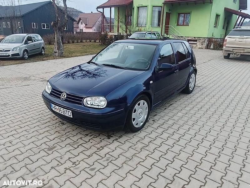 Culoarealbastru Utilizat 2002 VW Golf IV Basis Hatchback | 1.590 EUR (Preț OK) - Imagine 1/4