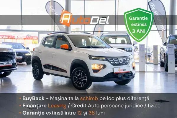 Alb Utilizat 2022 Dacia Spring Expression Hatchback | 9.499 EUR (Preț OK) - Imagine 1/4