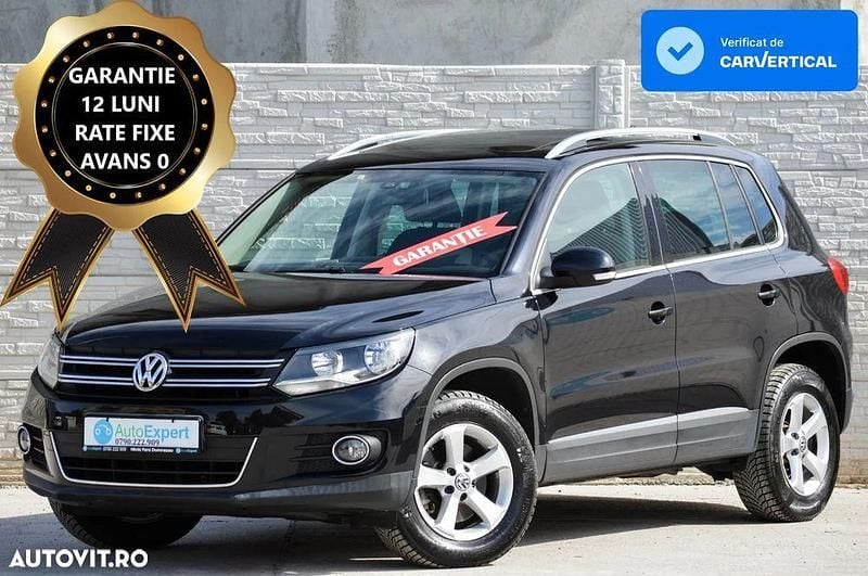 Culoarenegru Utilizat 2013 VW Tiguan Sportline SUV | 10.480 EUR (Preț bun) - Imagine 1/4