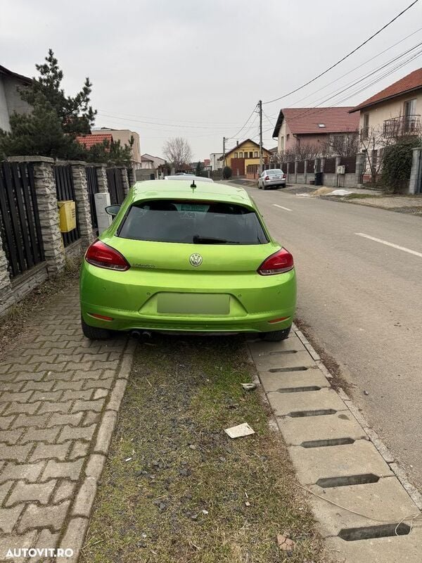 Second-hand VW Scirocco 140 CP (102 kW) 2010 Verde Coupe