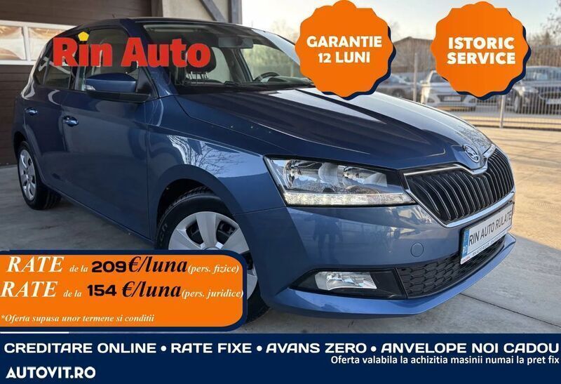Albastru Utilizat 2021 Skoda Fabia Style | 8.990 EUR (Super Preț) - Imagine 1/4