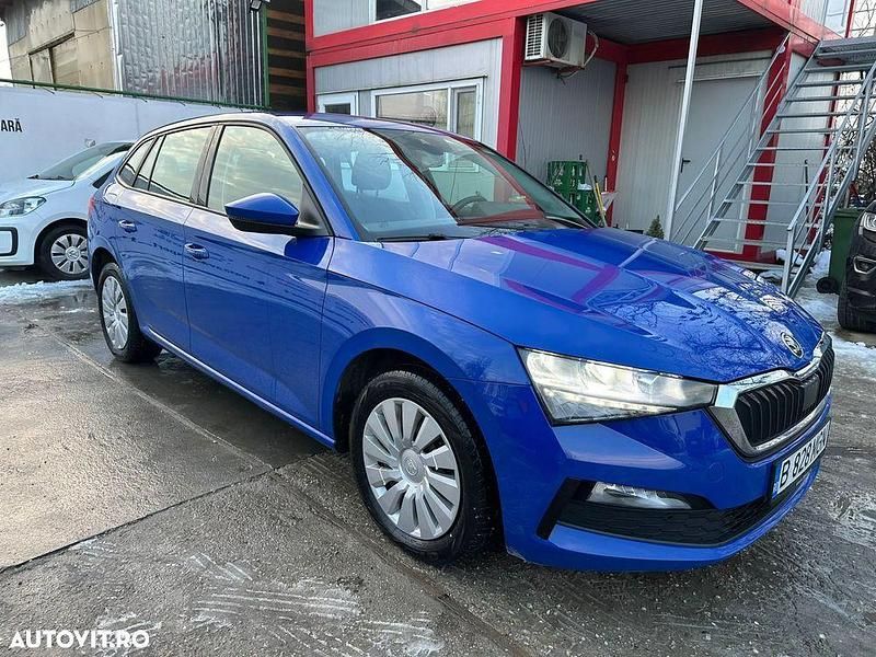 Second-hand Skoda Scala Ambition 110 CP (80 kW) 2021 Culoarealbastru Hatchback