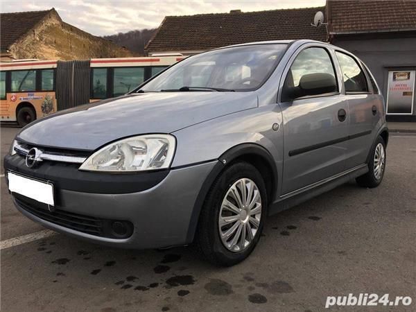 Gri metalizat Utilizat 2003 Opel Corsa Hatchback | 2.190 EUR - Imagine 1/4