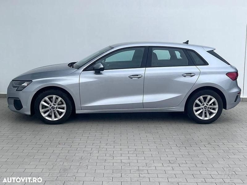Second-hand Audi A3 Advanced 116 CP (85 kW) 2021 Culoareargint Hatchback