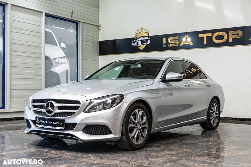 Gri Utilizat 2015 Mercedes C220 Avantgarde Berlinǎ | 16.499 EUR (Puțin scump) - Imagine 1/4