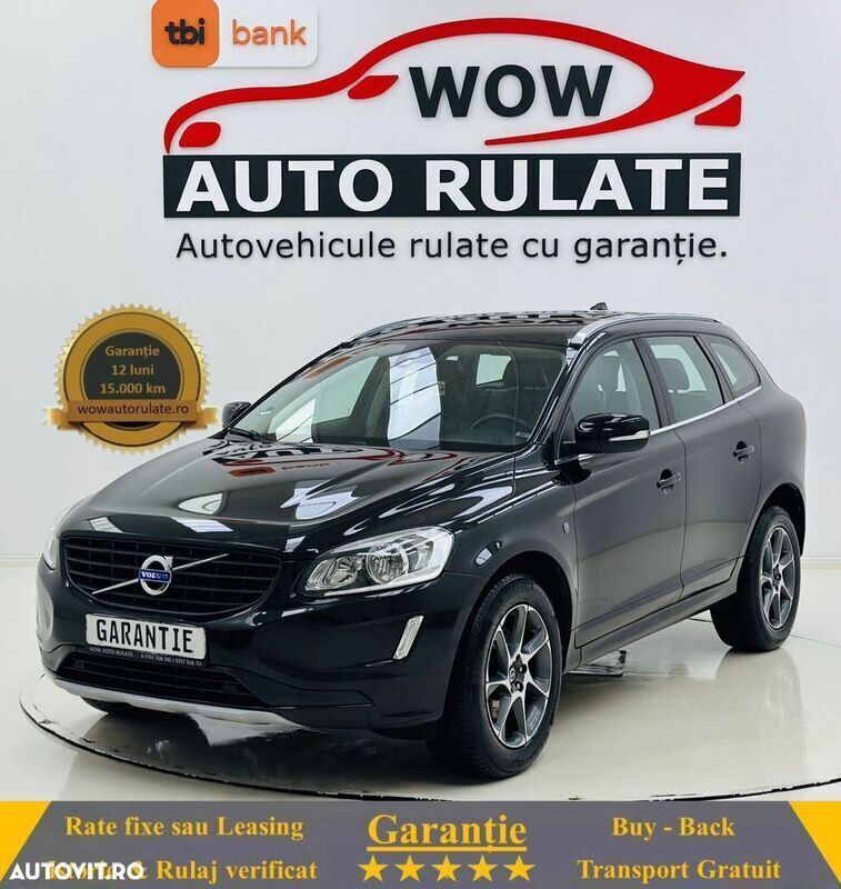 Negru Utilizat 2015 Volvo XC60 SUV | 14.990 EUR (Preț OK) - Imagine 1/4