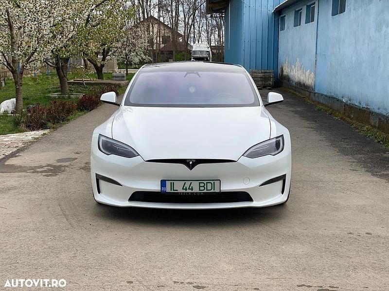 Second-hand Tesla Model S 492 kW (670 CP) 2023 Culoarealb Hatchback