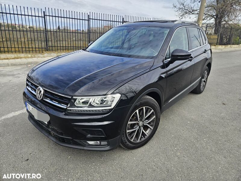 Negru Utilizat 2018 VW Tiguan SUV | 15.700 EUR (Super Preț) - Imagine 1/4