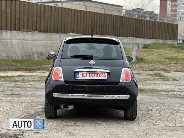 Second-hand Fiat 500 69 CP (50 kW) 2009 Negru Cabrio