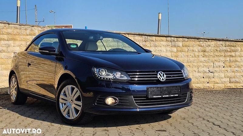 Culoarealbastru Utilizat 2015 VW Eos Exclusive Cabrio | 7.990 EUR - Imagine 1/4