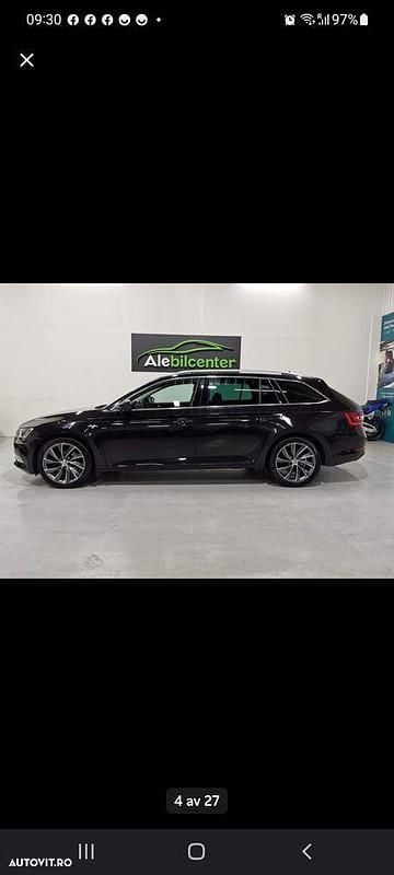 Culoarenegru Utilizat 2017 Skoda Superb LAURIN & KLEMENT Break | 15.500 EUR (Preț OK) - Imagine 1/4
