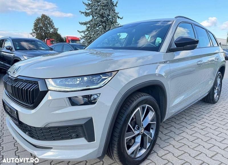 Culoaregri Utilizat 2022 Skoda Kodiaq SportLine SUV | 26.999 EUR (Super Preț) - Imagine 1/4