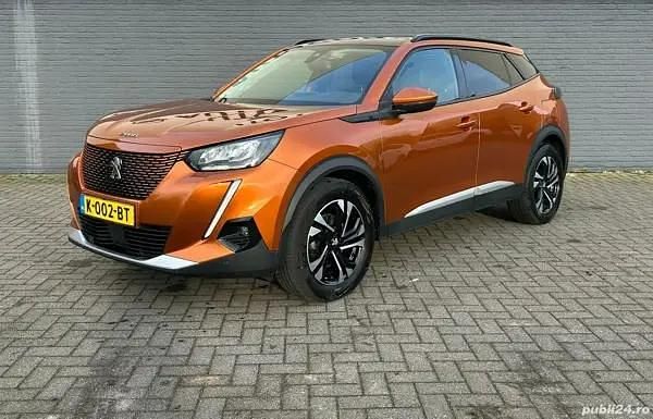 Portocaliu Utilizat 2020 Peugeot e-2008 SUV | 13.800 EUR (Puțin scump) - Imagine 1/4