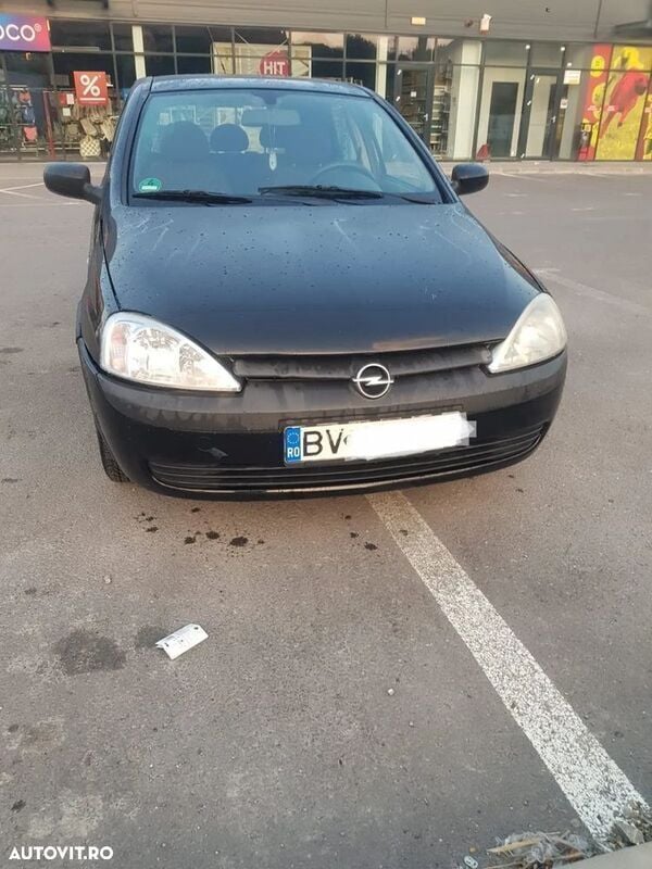 Negru Utilizat 2001 Opel Corsa Hatchback | 1.000 EUR (Puțin scump) - Imagine 1/4