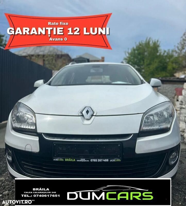 Alb Utilizat 2013 Renault Mégane III Dynamique Berlinǎ | 4.700 EUR (Puțin scump) - Imagine 1/4