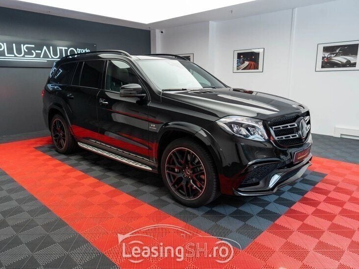 Negru Utilizat 2017 Mercedes GLS63 AMG AMG SUV | 71.281 EUR - Imagine 1/4