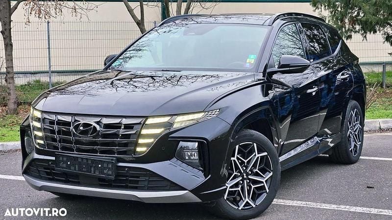 Culoarenegru Utilizat 2021 Hyundai Tucson N Line SUV | 25.500 EUR (Preț OK) - Imagine 1/4