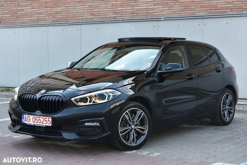 Negru Utilizat 2021 BMW 120 Hatchback | 17.999 EUR (Preț OK) - Imagine 1/4