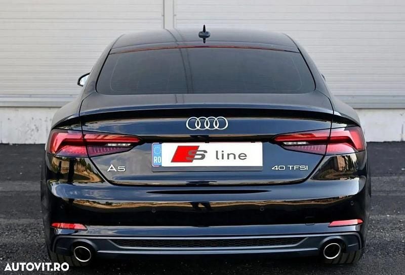 Second-hand Audi A5 S-Line 190 CP (139 kW) 2020 Culoarenegru Berlinǎ