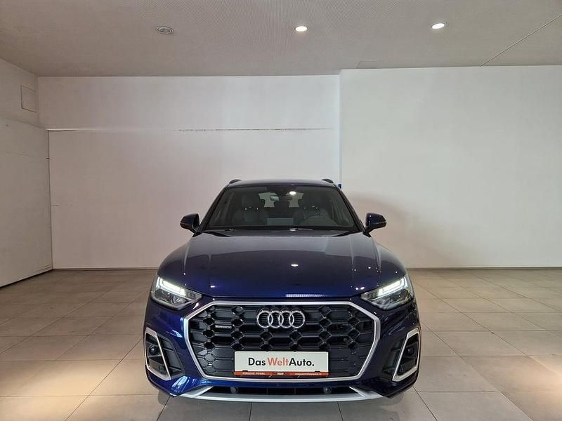 Second-hand Audi Q5 S-Line 204 CP (150 kW) 2022 Albastru inchis  metalic SUV