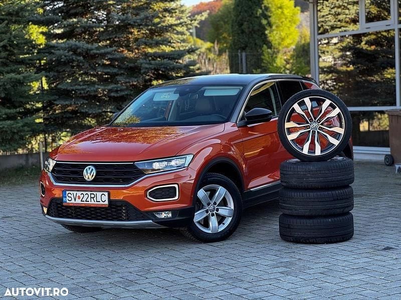 Culoareportocaliu Utilizat 2018 VW T-Roc Design SUV | 21.800 EUR (Puțin scump) - Imagine 1/4