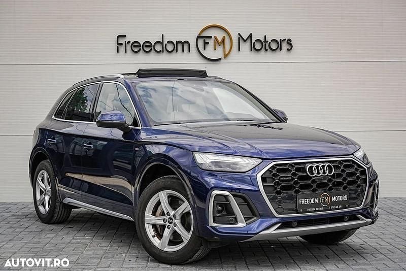 Culoarealbastru Utilizat 2021 Audi Q5 S-Line SUV | 35.899 EUR (Preț OK) - Imagine 1/4