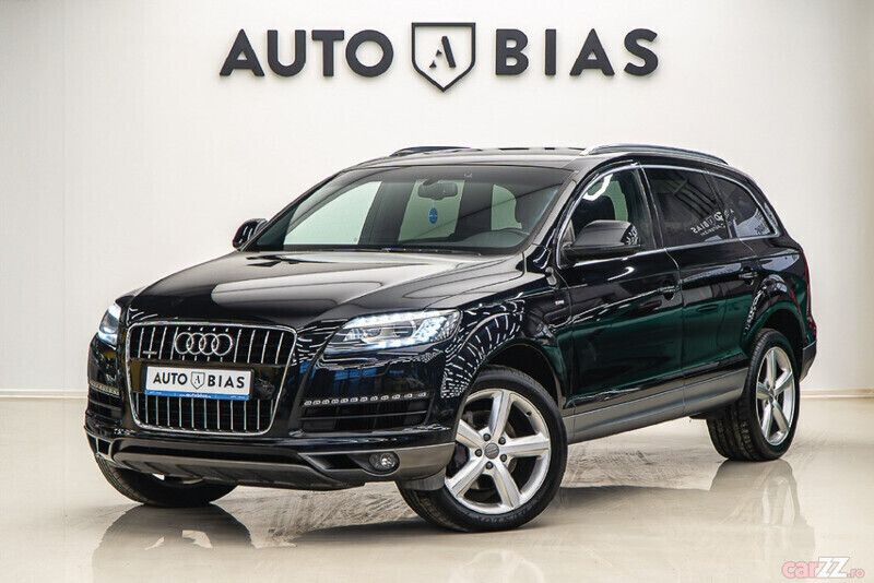 Negru Utilizat 2010 Audi Q7 S-Line SUV | 17.500 EUR (Super Preț) - Imagine 1/4