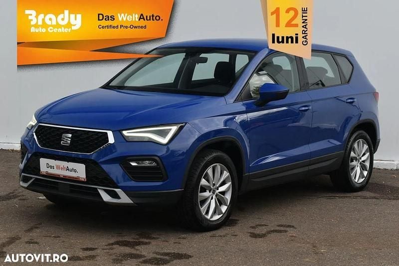 Culoarealbastru Utilizat 2022 Seat Ateca 4Drive SUV | 18.000 EUR (Super Preț) - Imagine 1/4