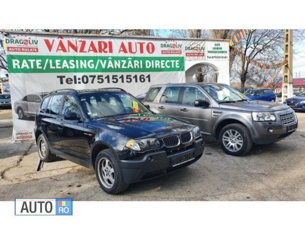 Negru Utilizat 2005 BMW X3 SUV | 4.499 EUR (Preț OK) - Imagine 1/4