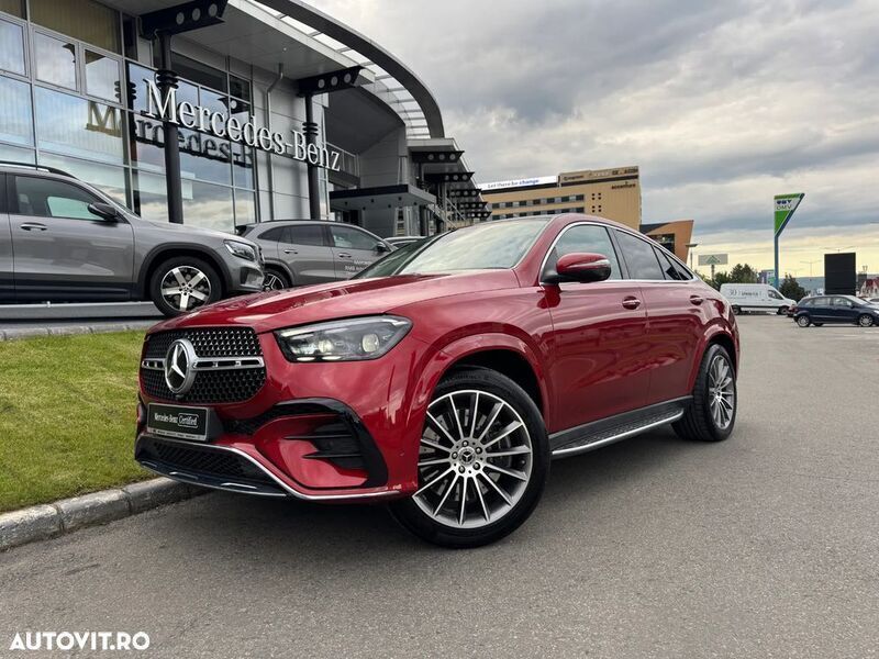 Rosu Utilizat 2023 Mercedes GLE400 Coupe | 89.990 EUR - Imagine 1/3