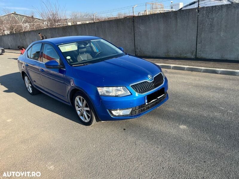 Albastru Utilizat 2016 Skoda Octavia Style Berlinǎ | 9.700 EUR (Preț bun) - Imagine 1/4