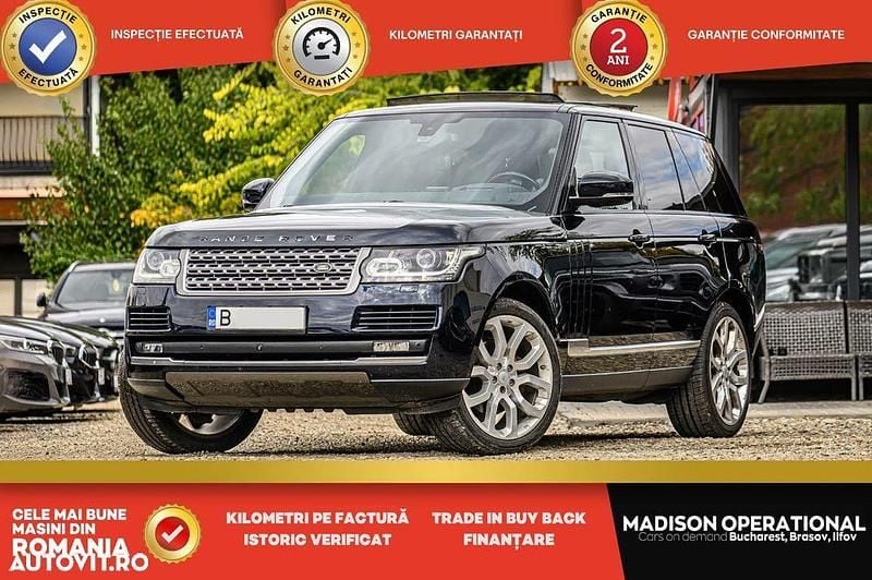 Culoarenegru Utilizat 2016 Land Rover Range Rover Vogue SUV | 21.950 EUR (Preț bun) - Imagine 1/4