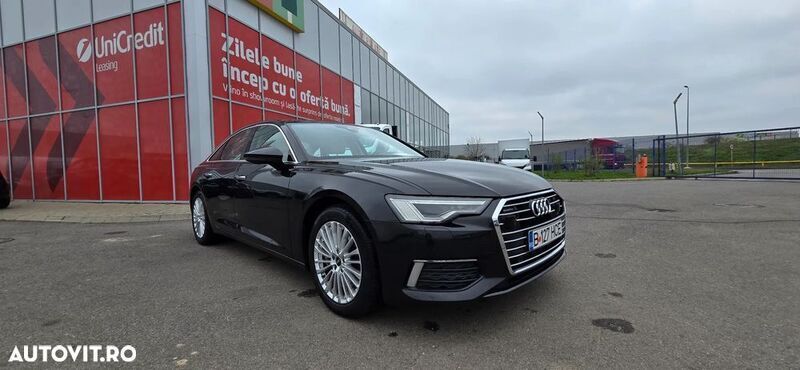 Negru Utilizat 2021 Audi A6 Design Break | 41.900 EUR (Preț OK) - Imagine 1/4