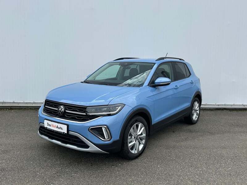 Albastru mediu normal Nouă 2025 VW T-Cross Advance SUV | 27.500 EUR (Preț OK) - Imagine 1/4