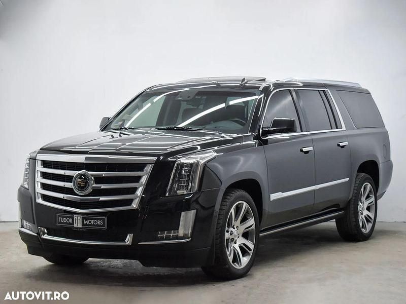 Negru Utilizat 2014 Cadillac Escalade SUV | 40.662 EUR - Imagine 1/4